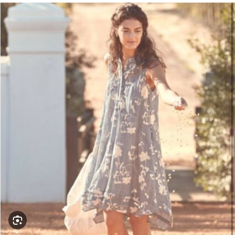 Anthro Isabella Sinclair EmbroideredDress - Picture 2 of 16
